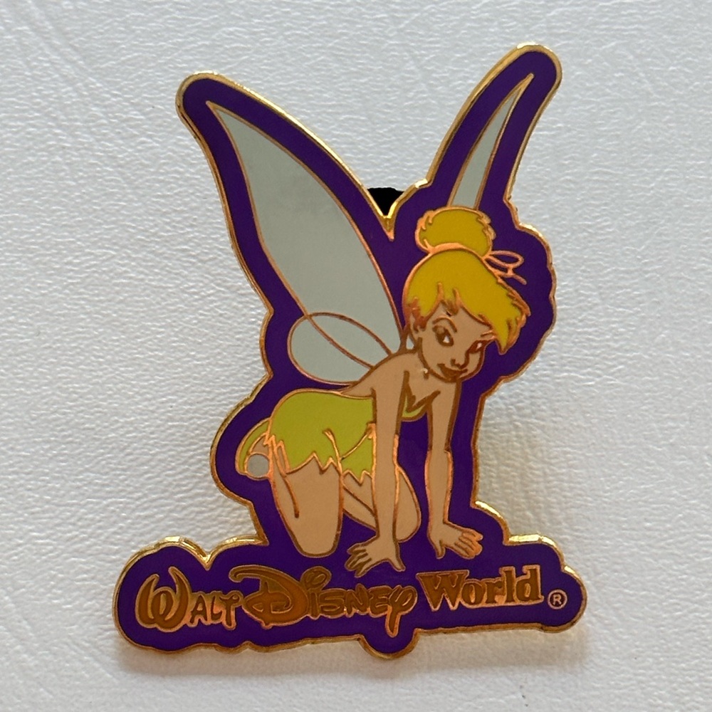 WDW Search For Imagination Name Drop Series Tinker Bell Kneeling Disney Pin
